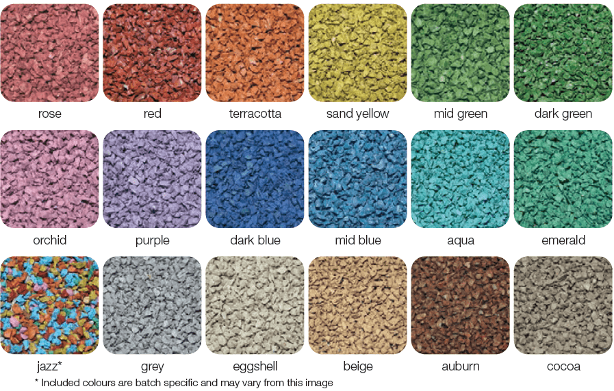 CSBR and EPDM Colour Range
