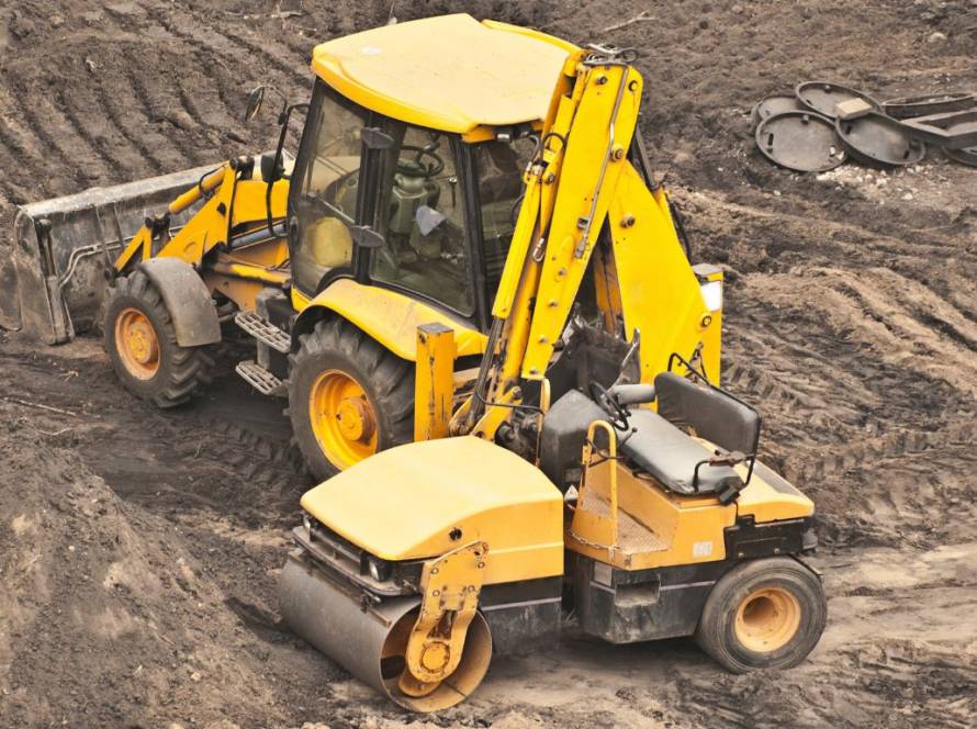 Earthworks, demolition, sub-base works