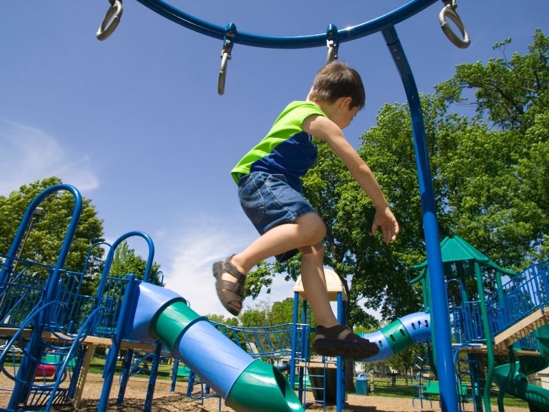 Playground Construction Eagle Vale Softfall, Nature Play & Outdoor Fitness PNJ Group